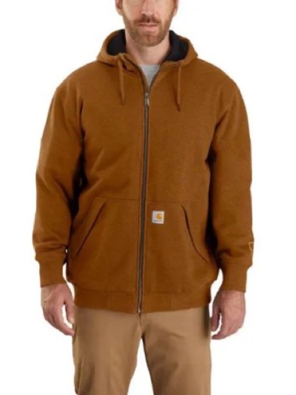 Carhartt Rain Defender Loose Fit Midweight Thermal-Lined Full-Zip Sweatshirt